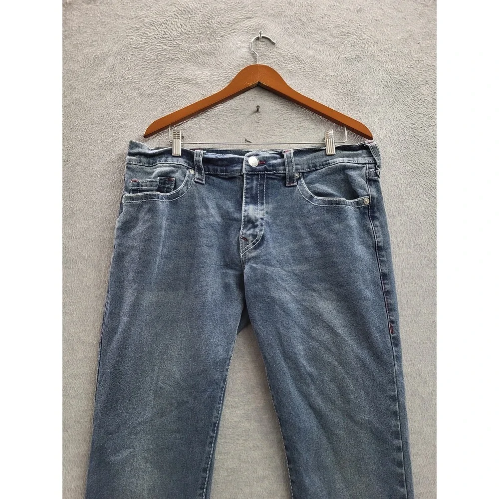 True Religion Men Jeans 36 Blue Denim Rocco Relaxed Skinny 29